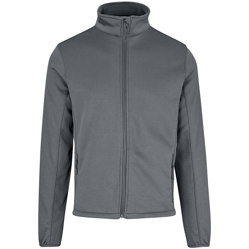 Mens Palermo Softshell Jacket in Grey — Print Fast Express