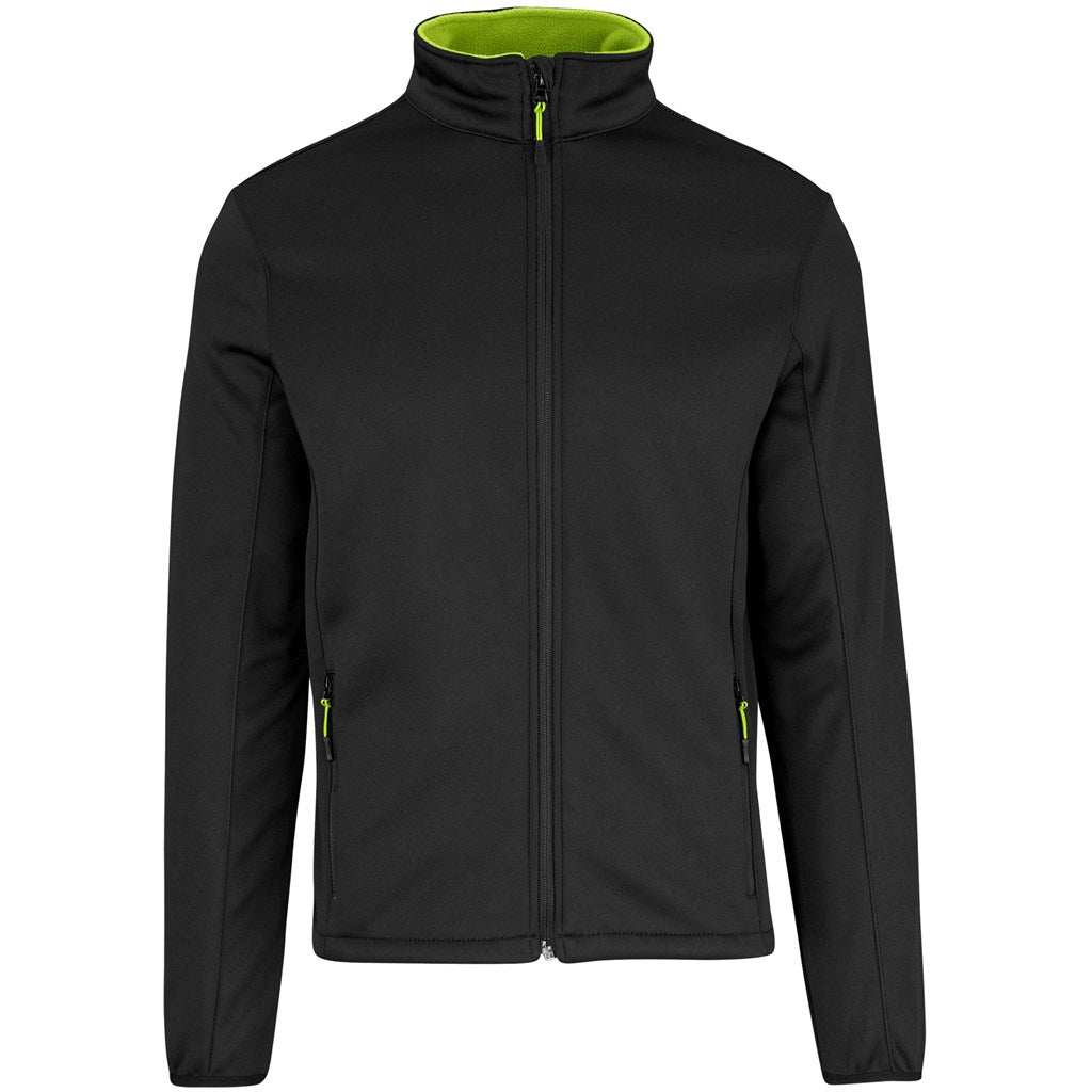 Mens Palermo Softshell Jacket in Lime — Print Fast Express