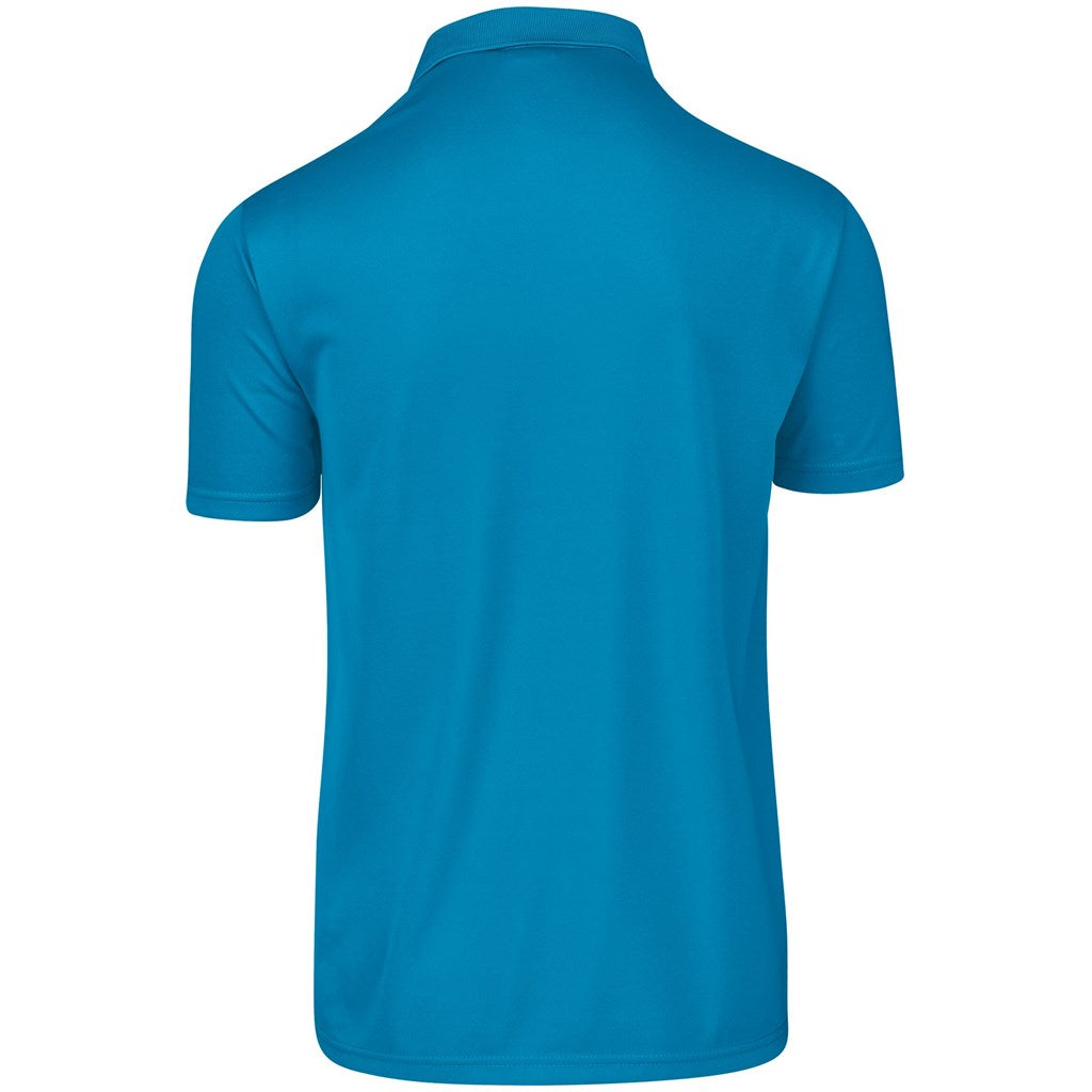 Mens Pro Golf Shirt in Cyan - Print Fast Express
