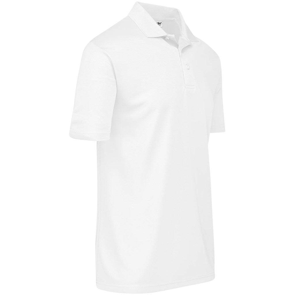 Mens Pro Golf Shirt in White - Print Fast Express