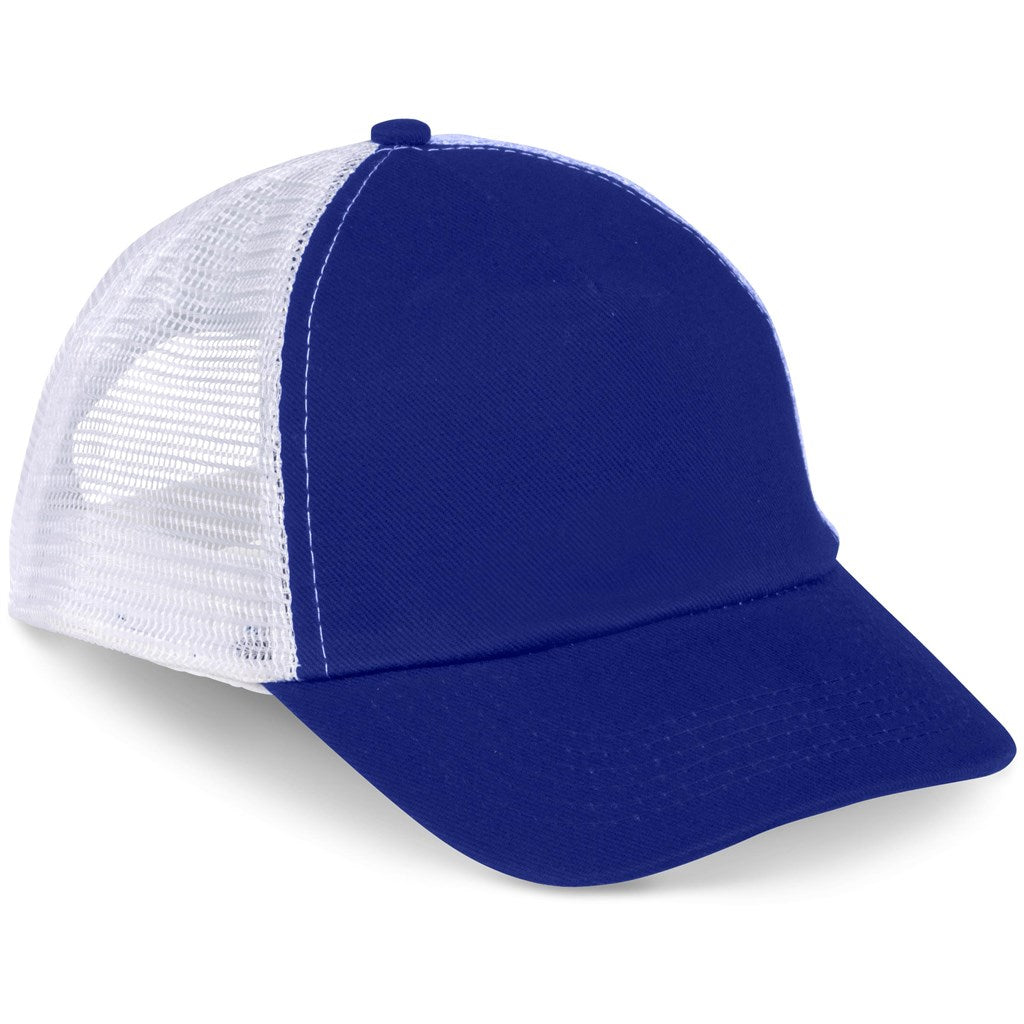 Trucker Cap - 5 Panel in Blue — Print Fast Express