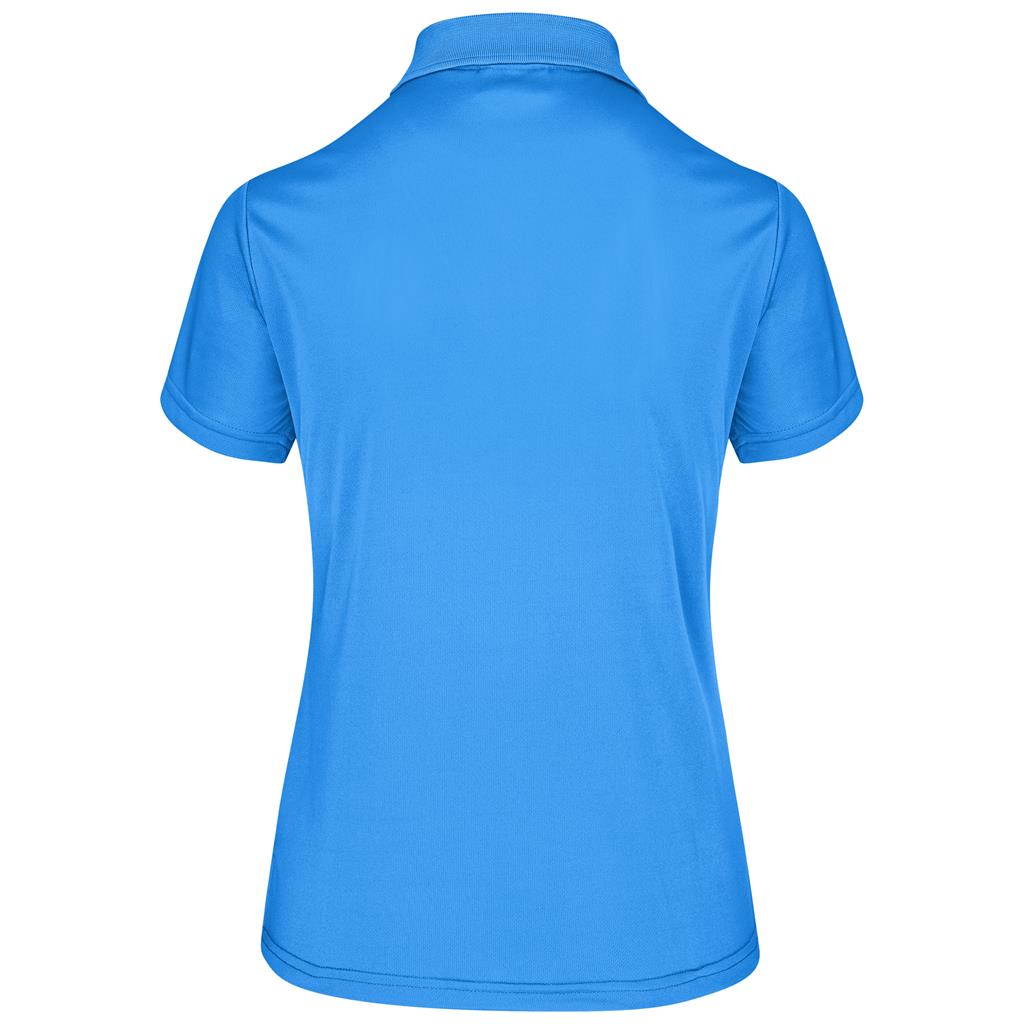 Ladies Tournament Golf Shirt in Aqua - Print Fast Express