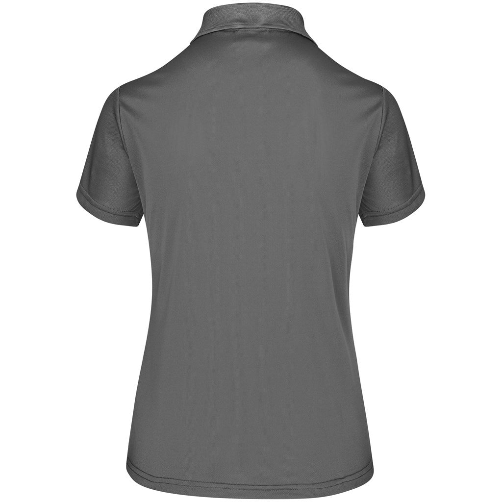 Ladies Tournament Golf Shirt in Grey - Print Fast Express