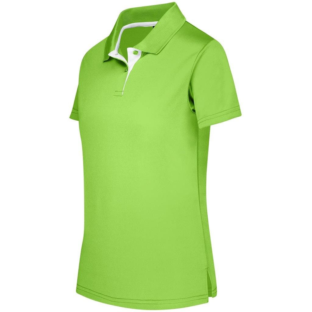 Ladies Tournament Golf Shirt in Lime - Print Fast Express