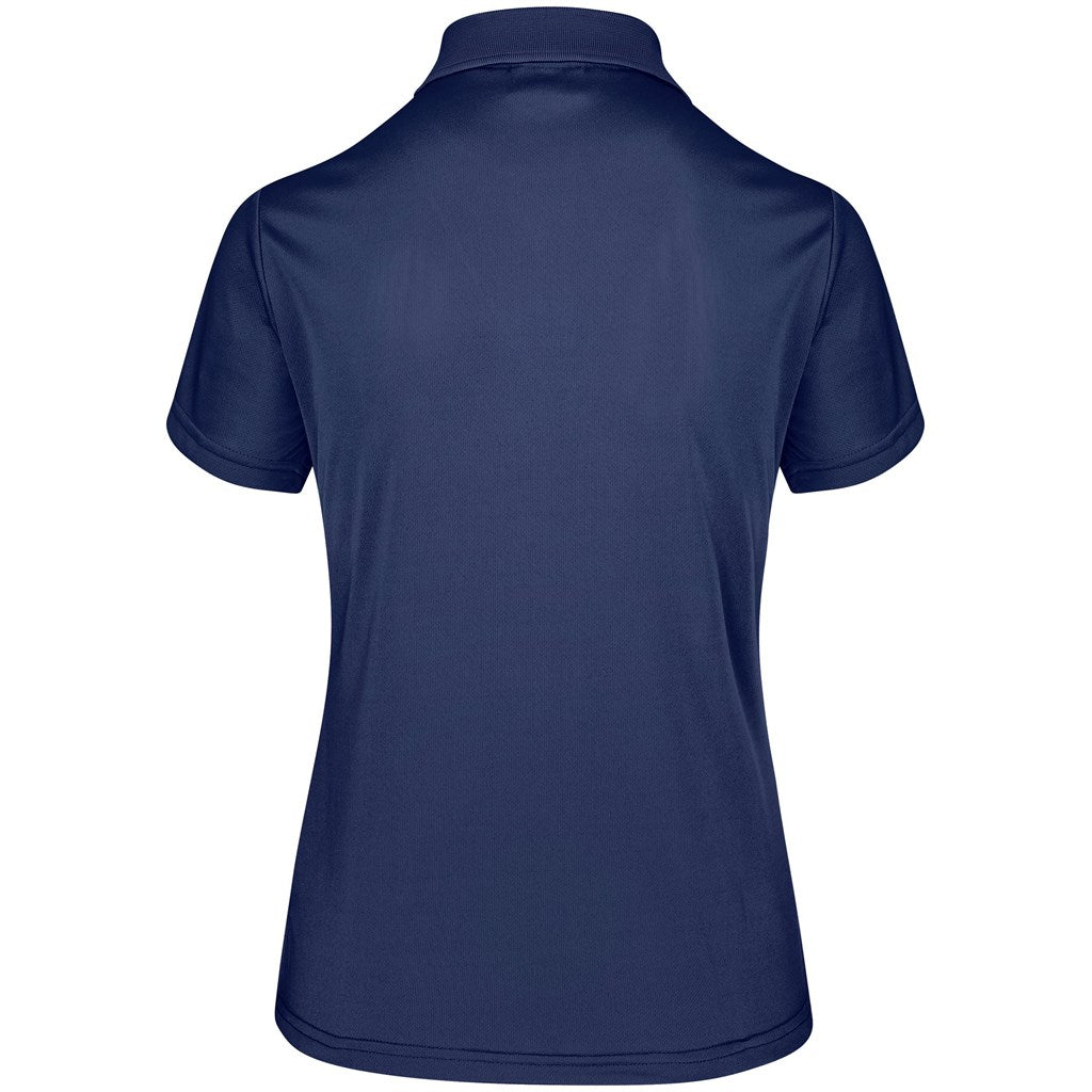 Ladies Tournament Golf Shirt in Navy - Print Fast Express