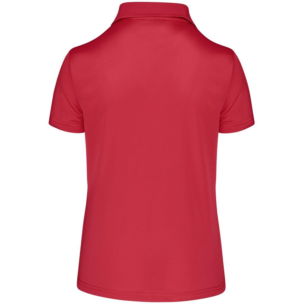 Ladies Tournament Golf Shirt in Red - Print Fast Express