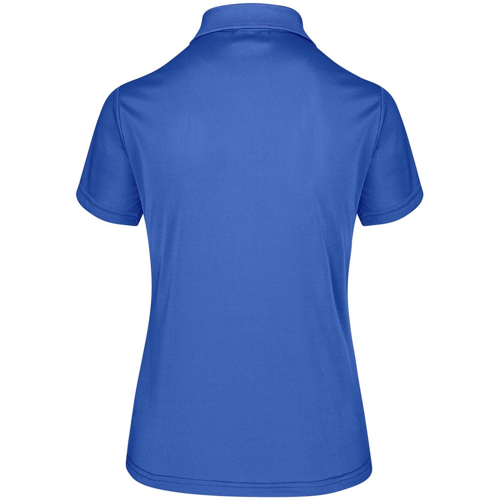 Ladies Tournament Golf Shirt in Royal Blue - Print Fast Express
