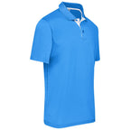 Mens Tournament Golf Shirt in Aqua - Print Fast Express
