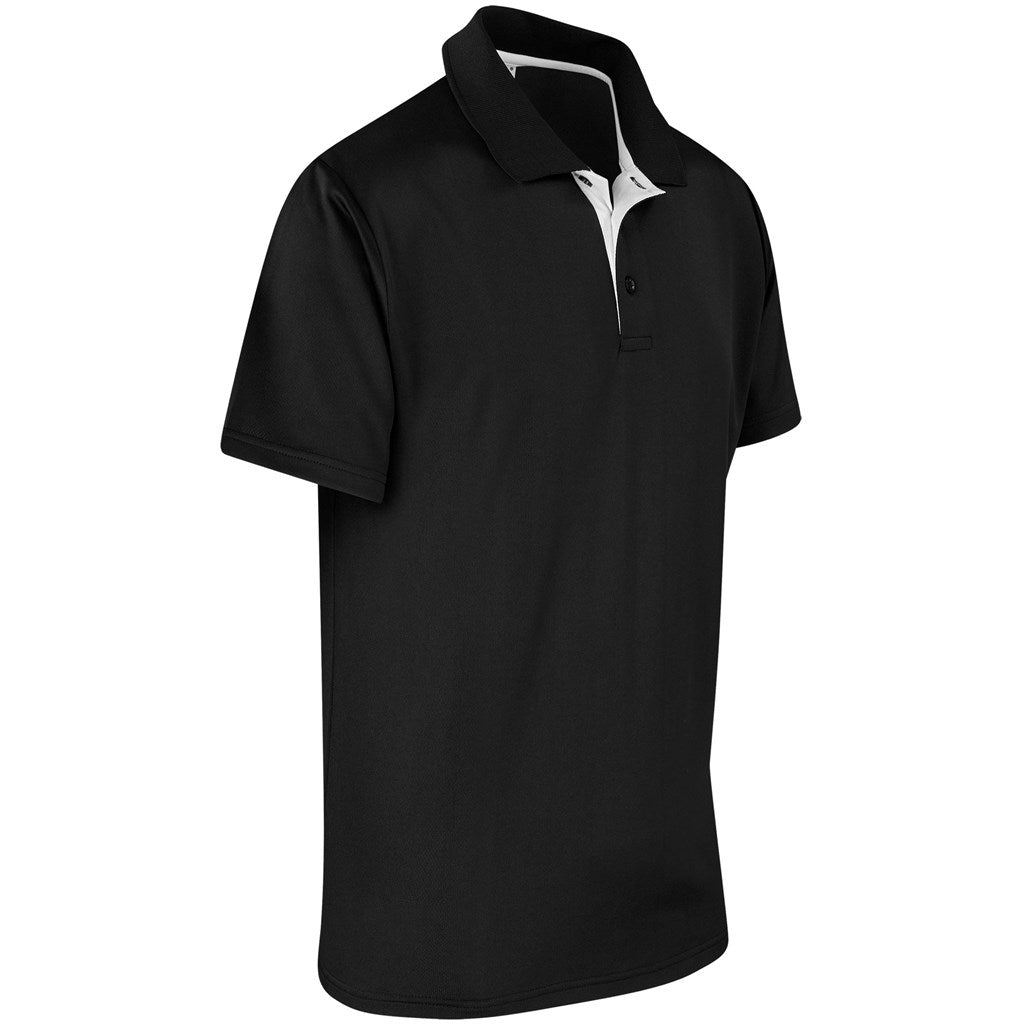 Mens Tournament Golf Shirt in Black - Print Fast Express