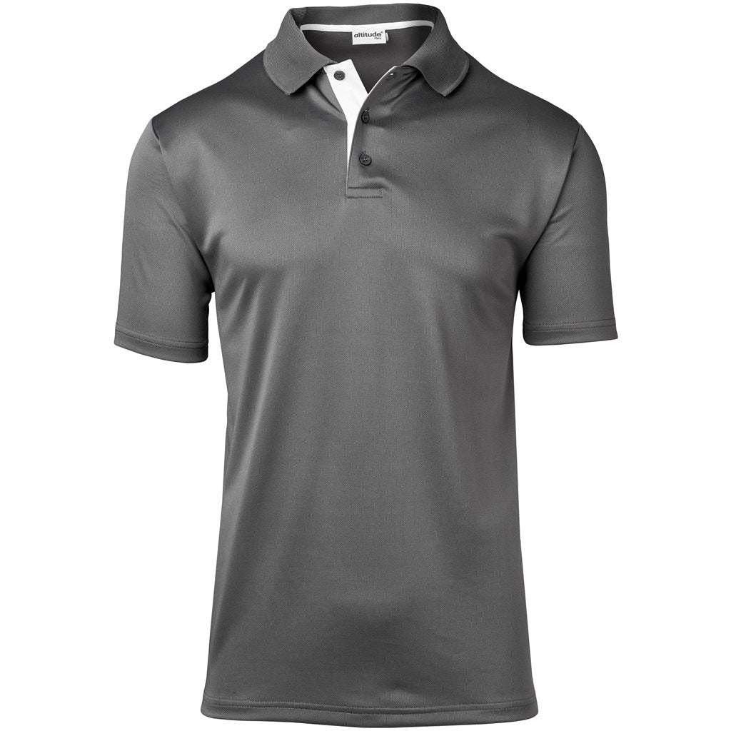 Mens Tournament Golf Shirt in Grey — Print Fast Express