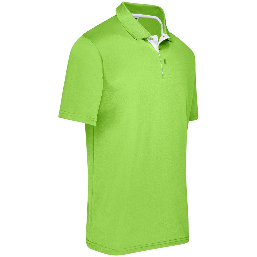 Mens Tournament Golf Shirt in Lime - Print Fast Express