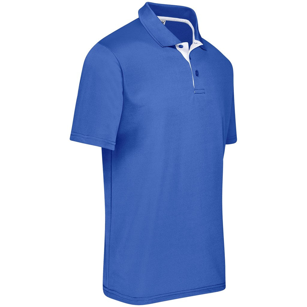 Mens Tournament Golf Shirt in Royal Blue - Print Fast Express