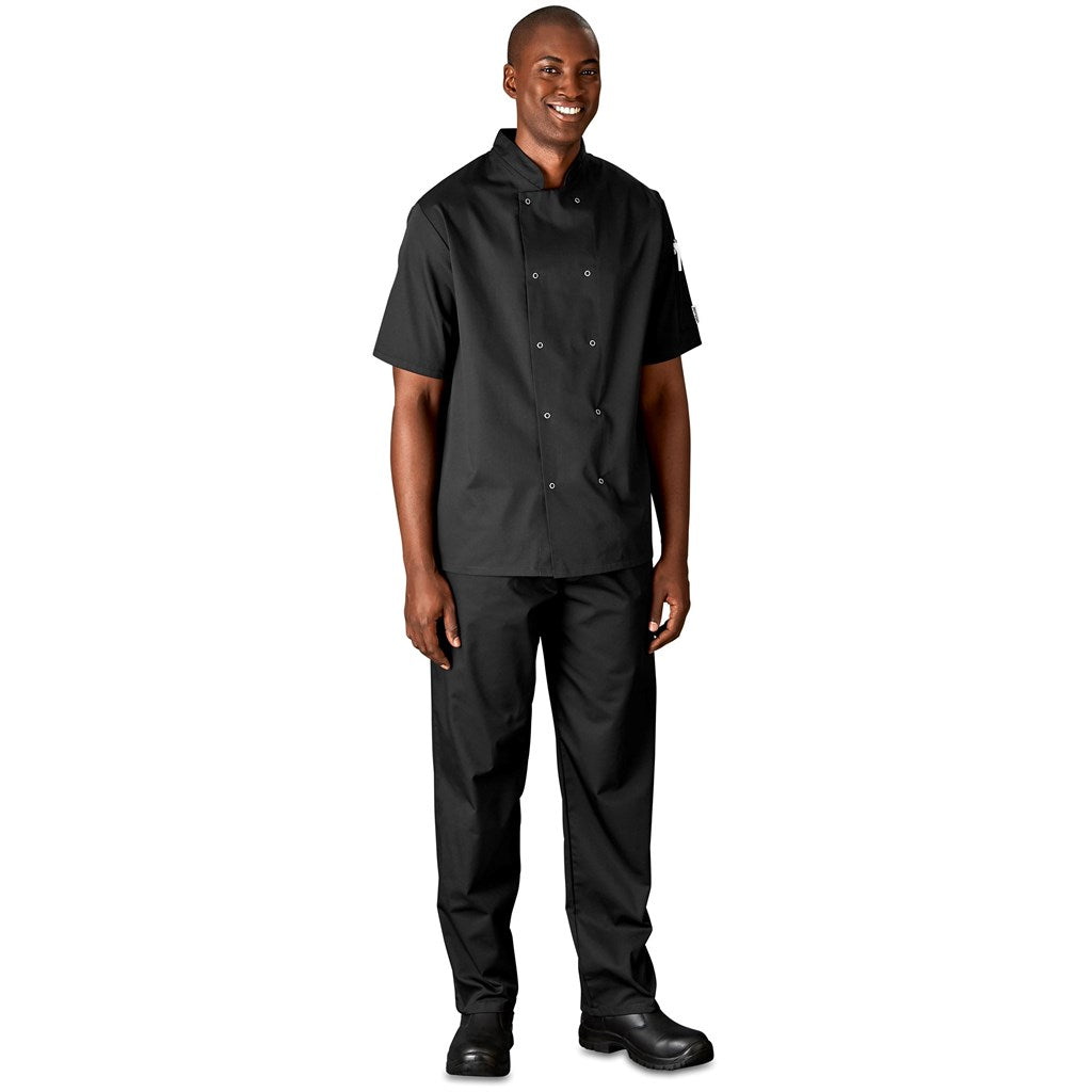 Unisex Short Sleeve Zest Chef Jacket — Print Fast Express