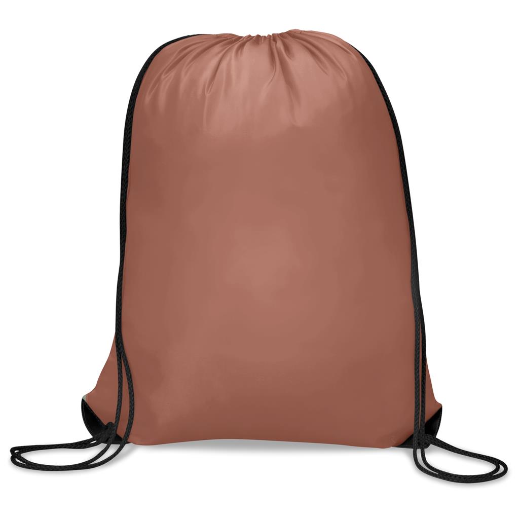 Altitude Symphony 210D Drawstring Bag in Burnt Orange - Print Fast Express