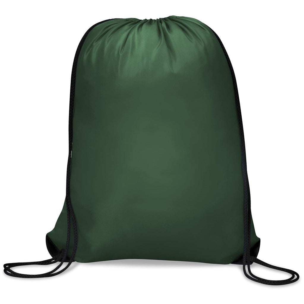 Altitude Symphony 210D Drawstring Bag in Dark Green - Print Fast Express