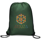 Altitude Symphony 210D Drawstring Bag in Dark Green — Print Fast Express
