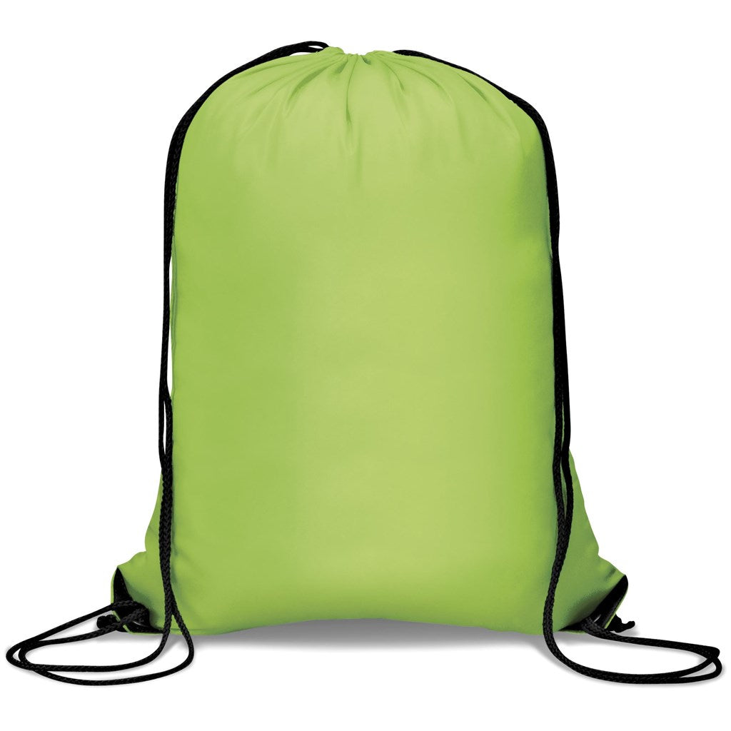 Altitude Symphony 210D Drawstring Bag in Lime - Print Fast Express