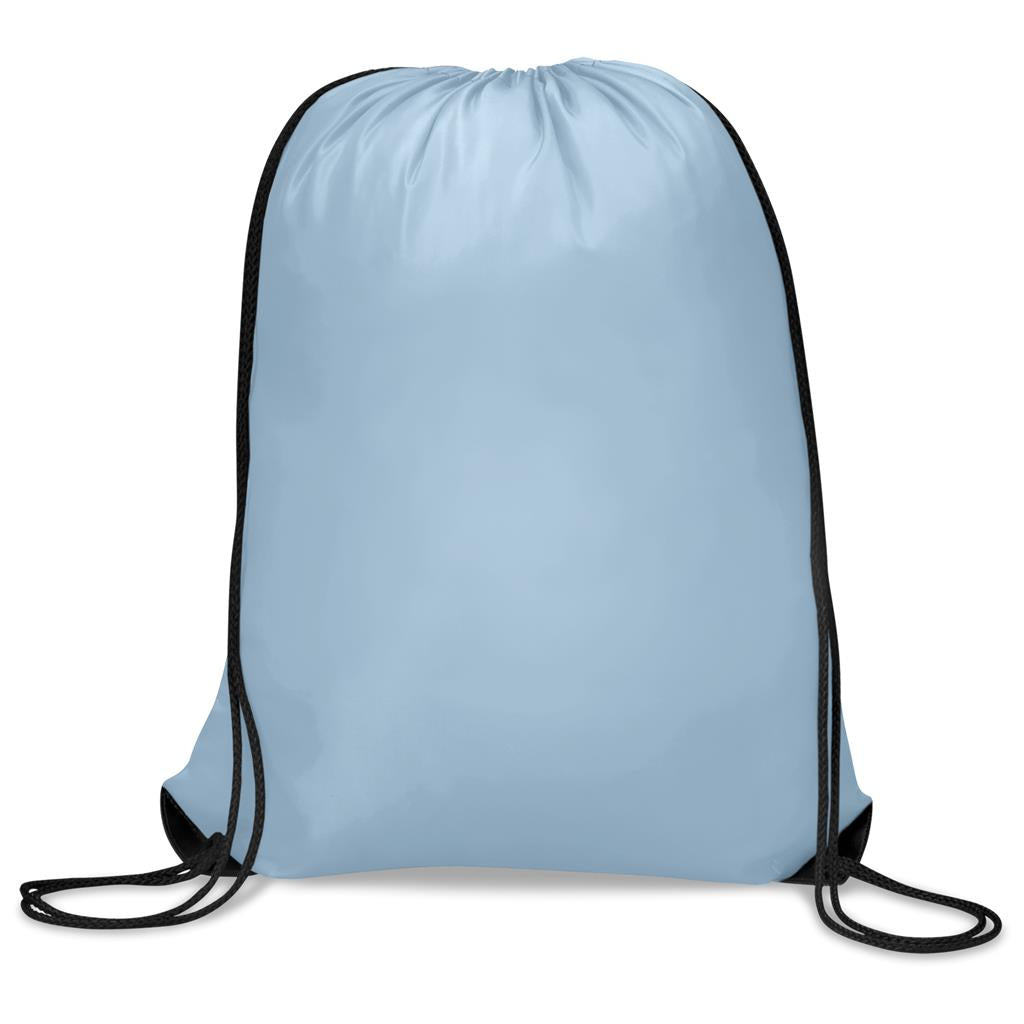 Altitude Symphony 210D Drawstring Bag in Light Turquoise - Print Fast Express