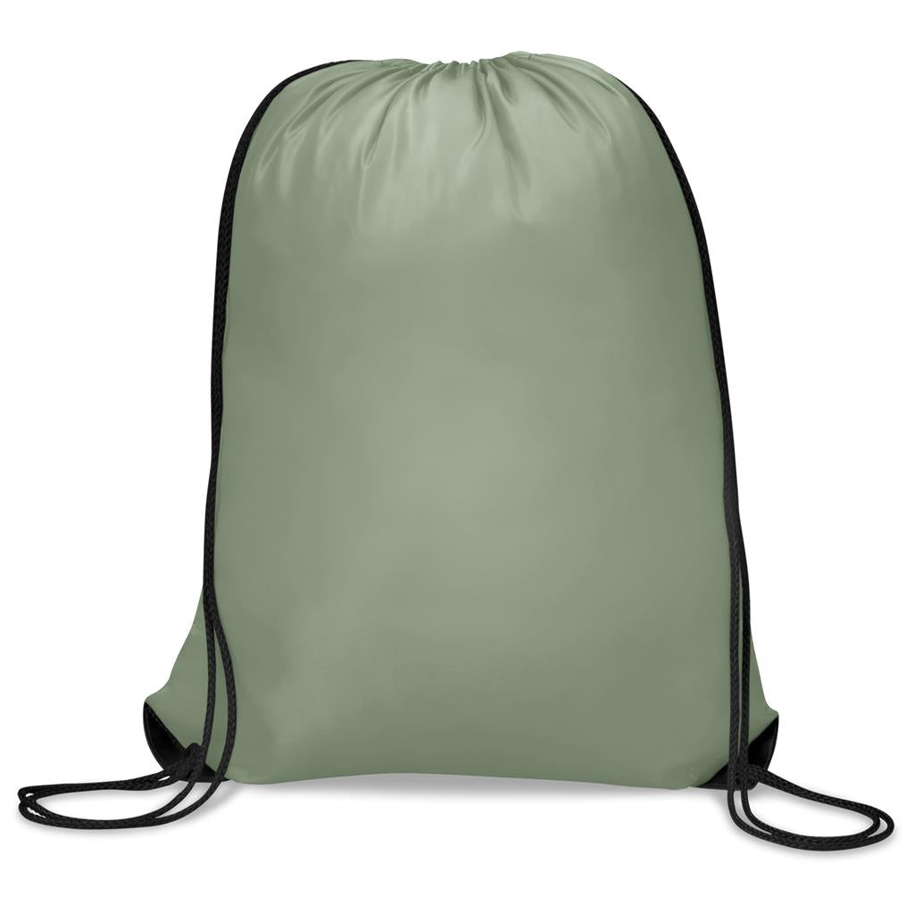 Altitude Symphony 210D Drawstring Bag in Sage - Print Fast Express