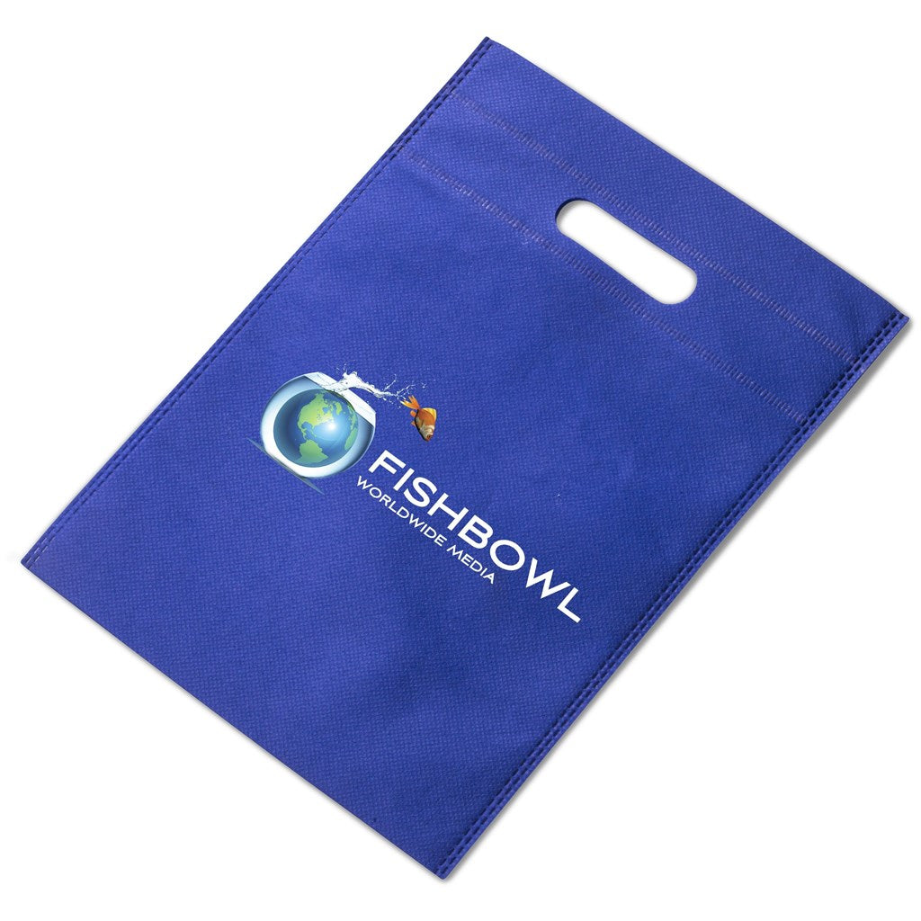 Altitude Bounce Non-Woven Gift Bag in Blue — Print Fast Express