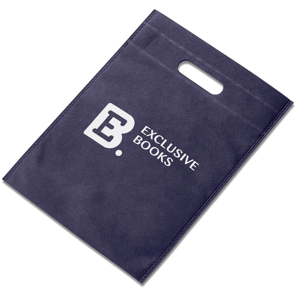 Altitude Bounce Non-Woven Gift Bag in Navy — Print Fast Express