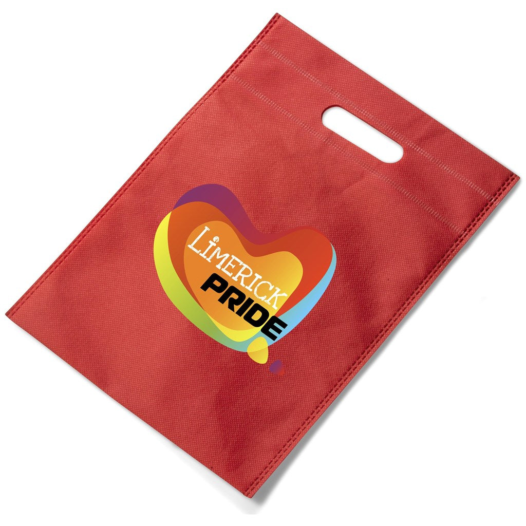 Altitude Bounce Non-Woven Gift Bag in Red — Print Fast Express