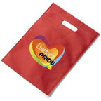 Altitude Bounce Non-Woven Gift Bag in Red — Print Fast Express