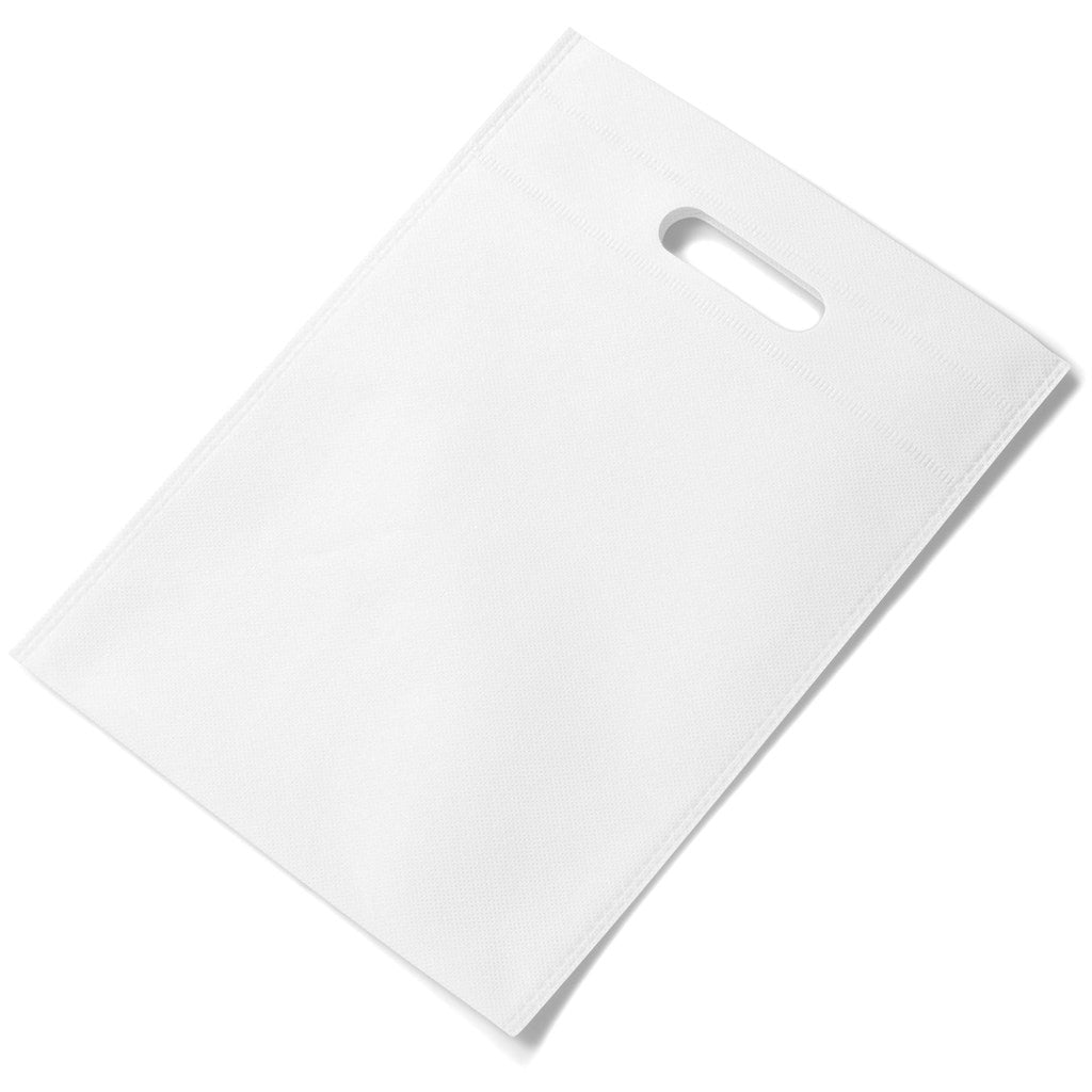 Altitude Bounce Non-Woven Gift Bag in Solid White - Print Fast Express