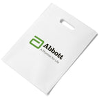 Altitude Bounce Non-Woven Gift Bag in Solid White — Print Fast Express