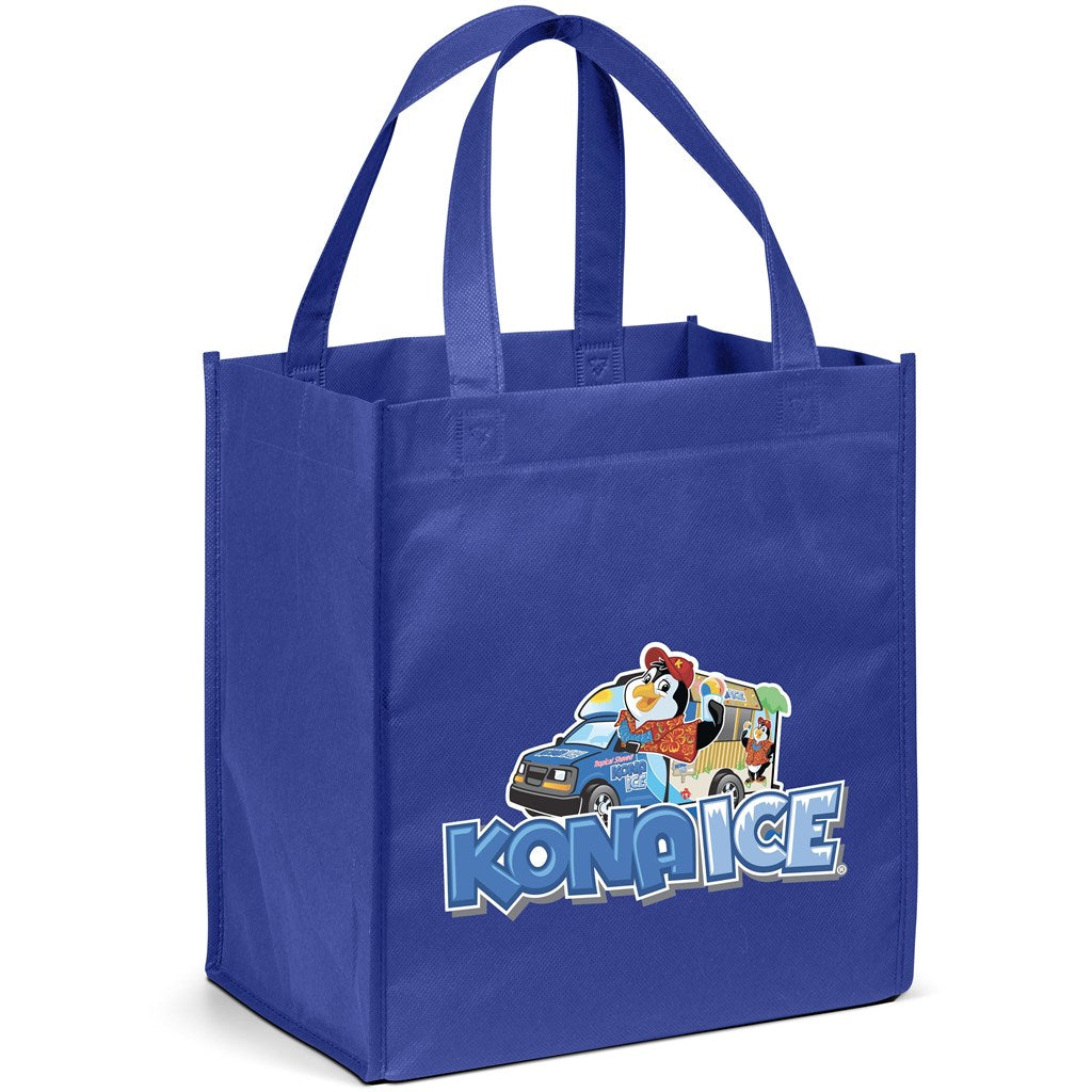 Gala Non-Woven Shopper in Blue — Print Fast Express