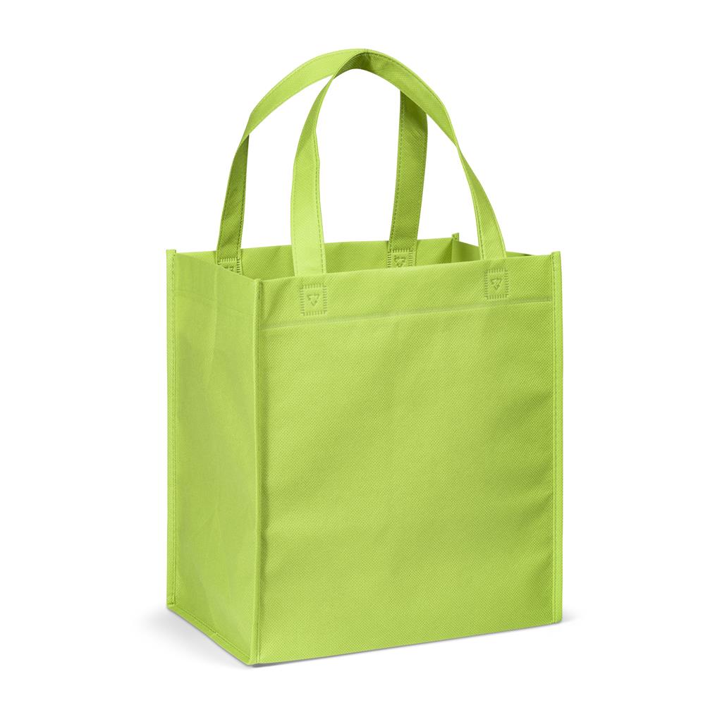 Gala Non-Woven Shopper in Lime - Print Fast Express