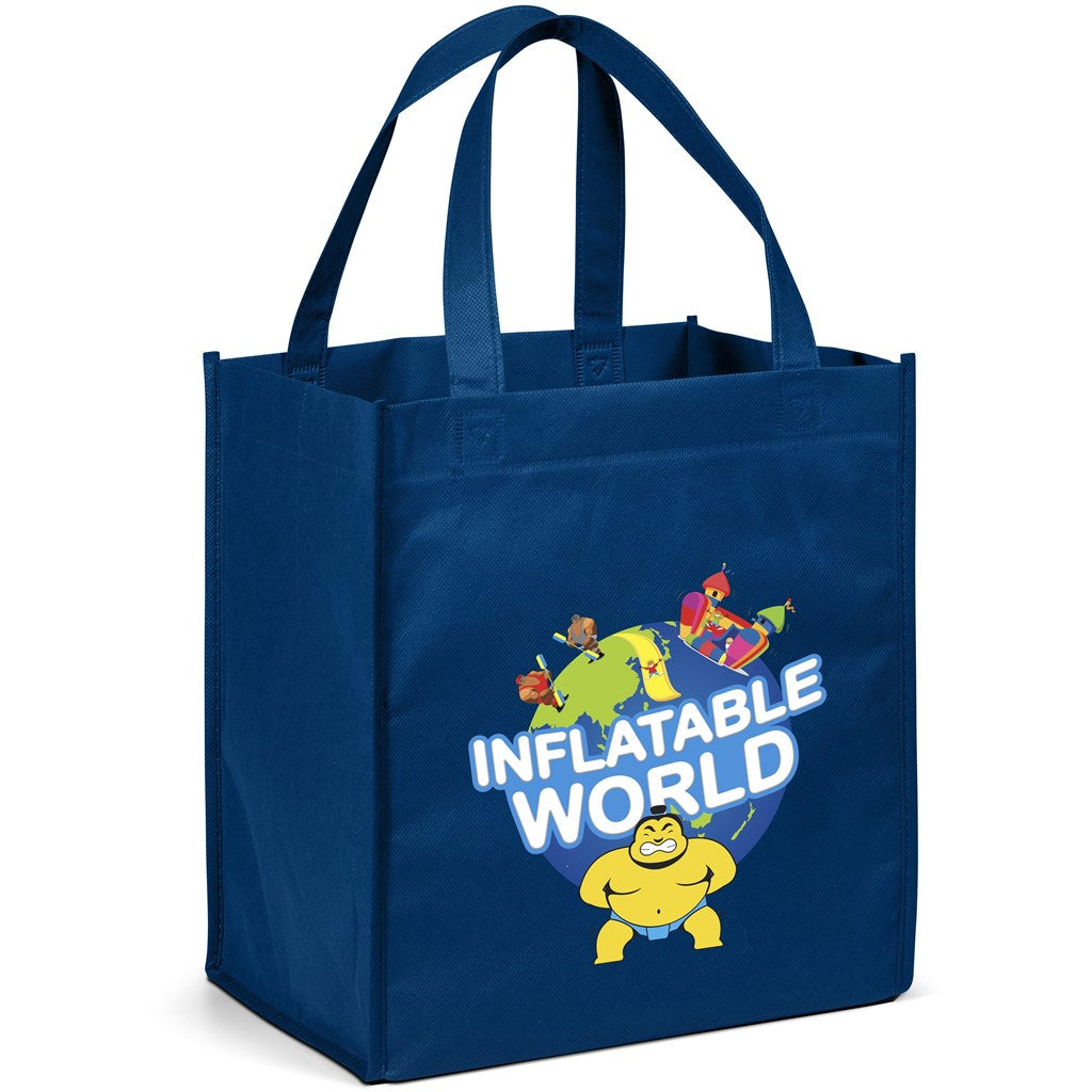 Gala Non-Woven Shopper in Navy — Print Fast Express