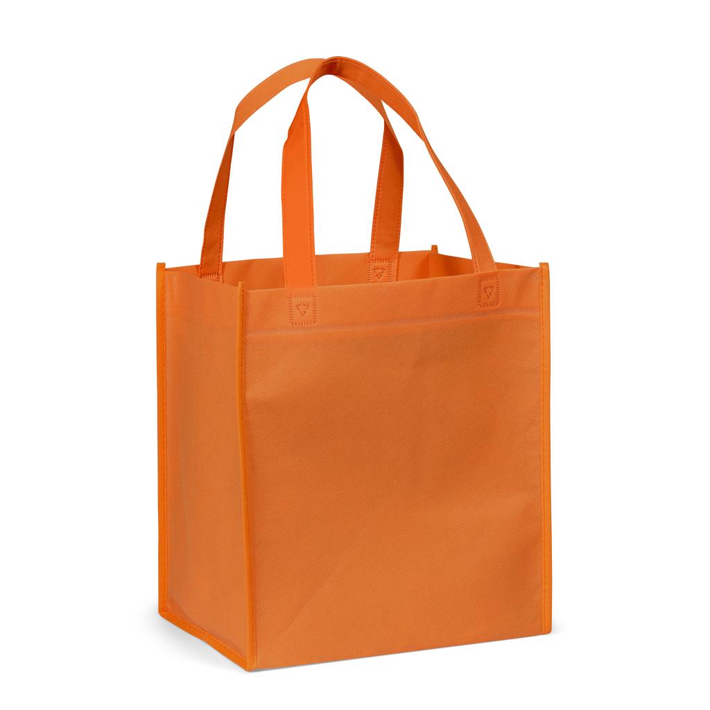 Gala Non-Woven Shopper in Orange - Print Fast Express