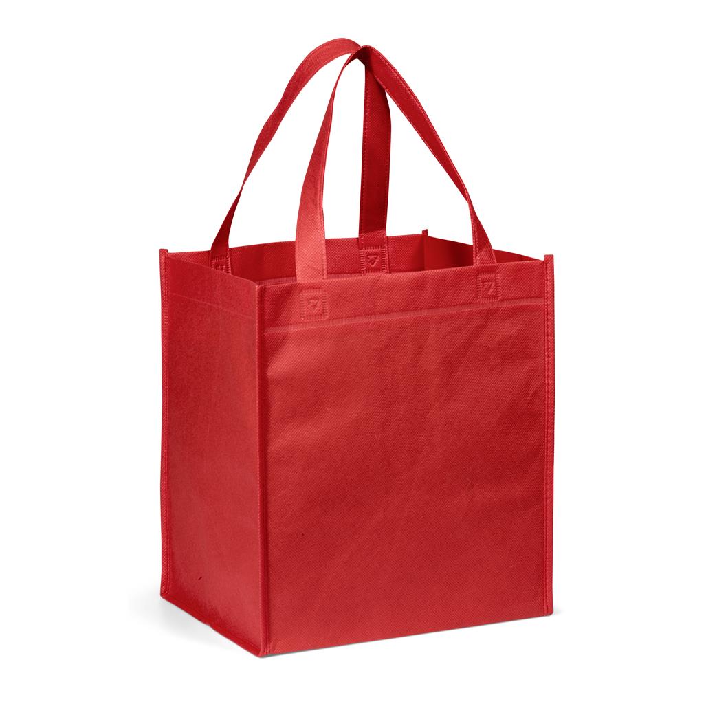 Gala Non-Woven Shopper in Red - Print Fast Express