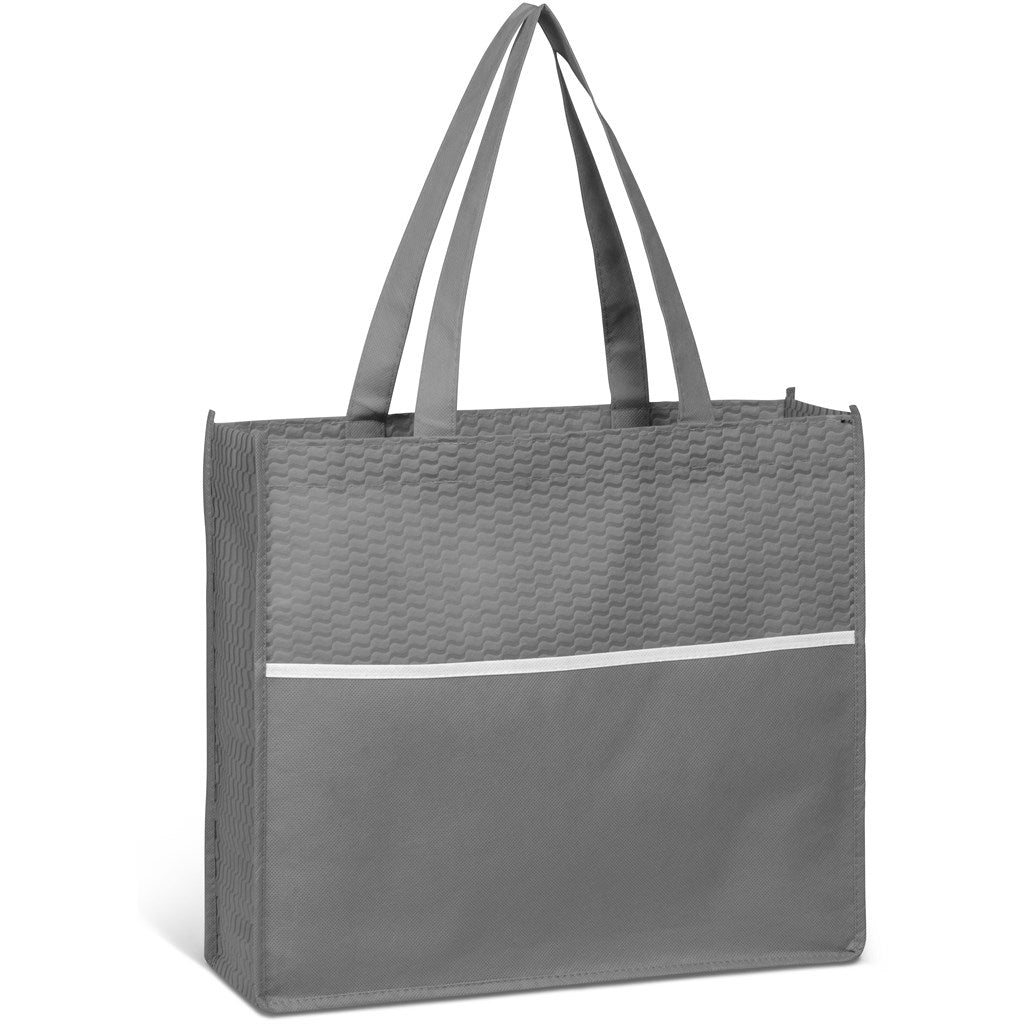 Altitude Brighton Non-Woven Shopper in Grey - Print Fast Express