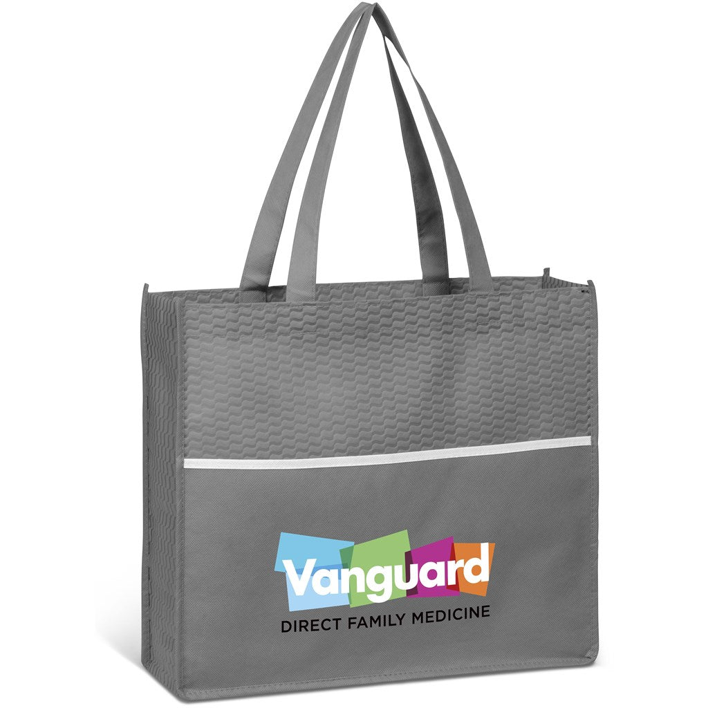 Altitude Brighton Non-Woven Shopper in Grey — Print Fast Express