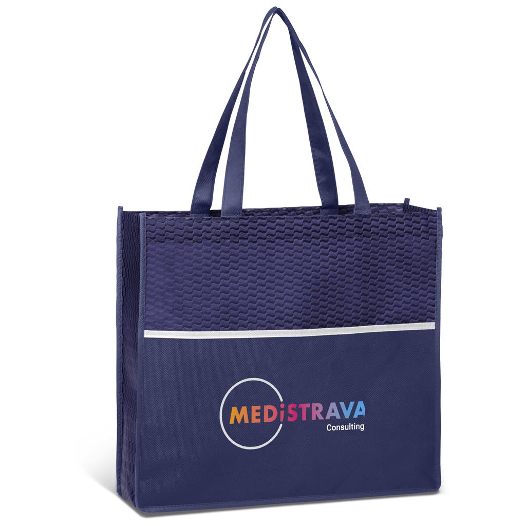 Altitude Brighton Non-Woven Shopper in Navy — Print Fast Express