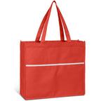 Altitude Brighton Non-Woven Shopper in Red - Print Fast Express