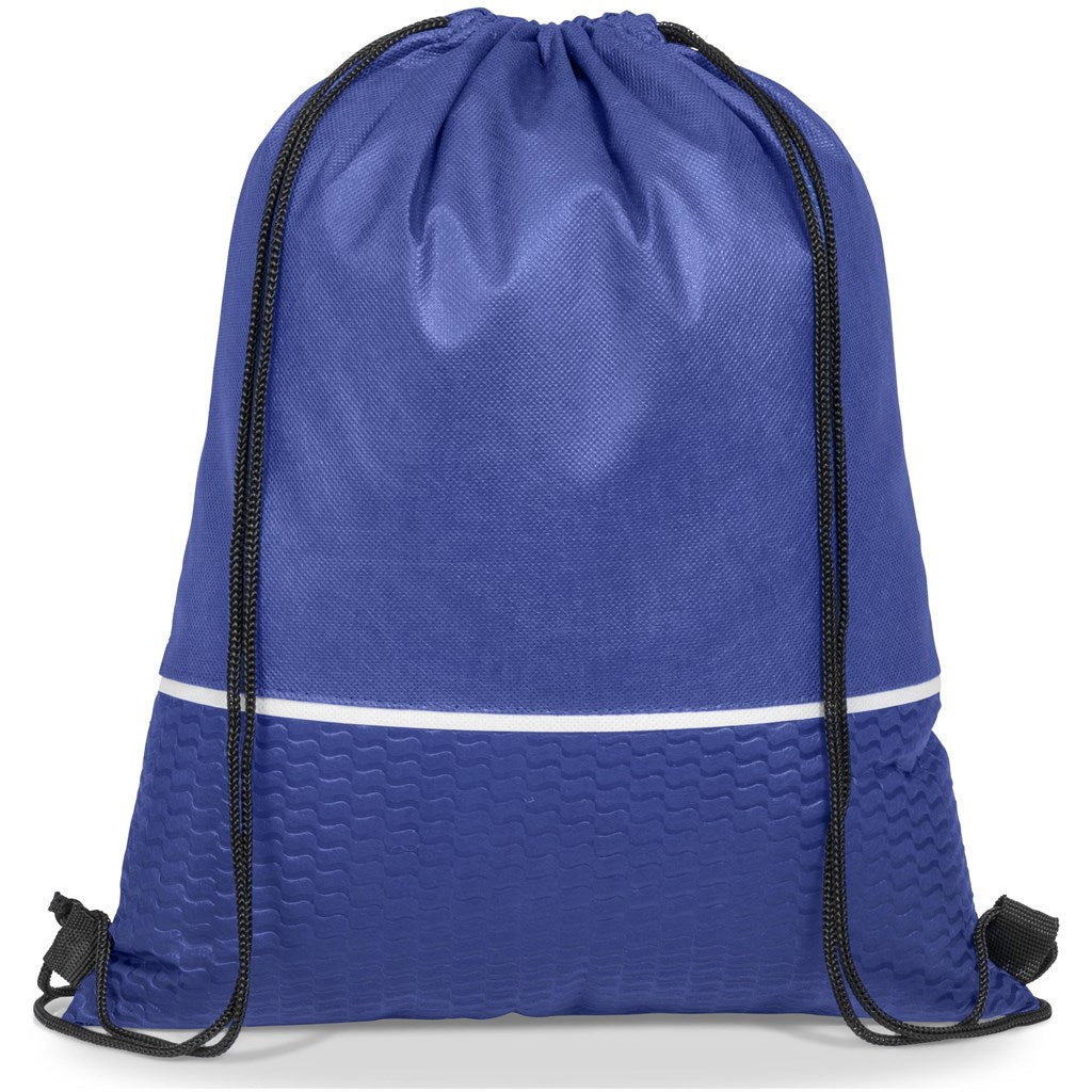 Altitude Brighton Non-Woven Drawstring Bag in Blue - Print Fast Express