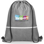 Altitude Brighton Non-Woven Drawstring Bag in Grey — Print Fast Express