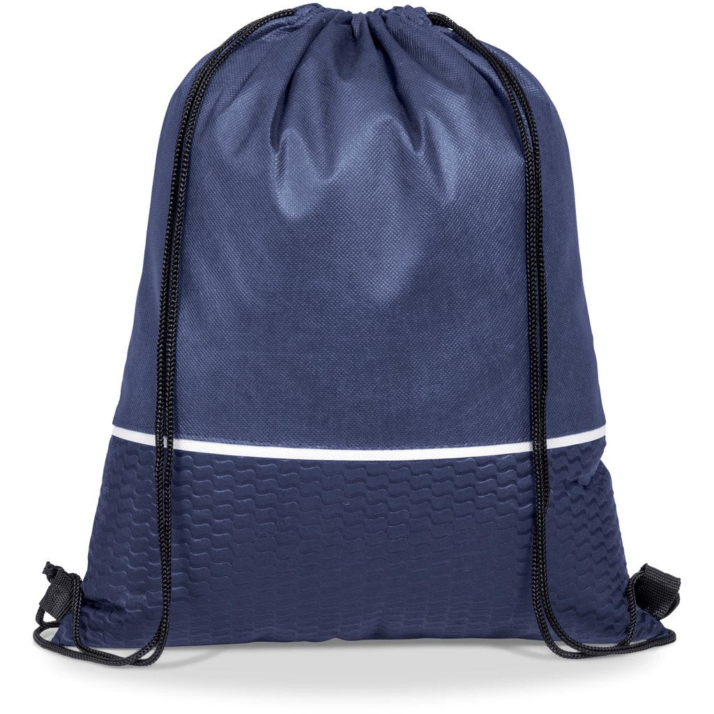Altitude Brighton Non-Woven Drawstring Bag in Navy - Print Fast Express