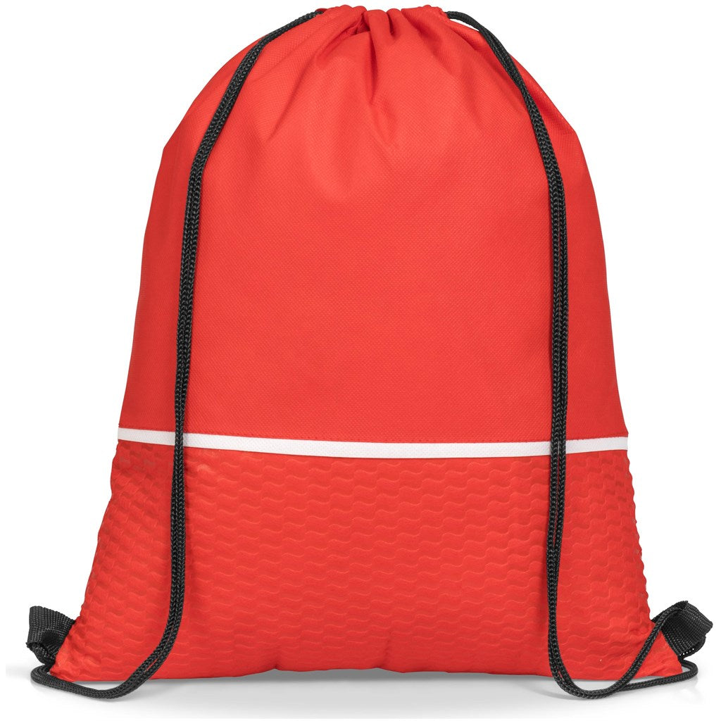 Altitude Brighton Non-Woven Drawstring Bag in Red - Print Fast Express