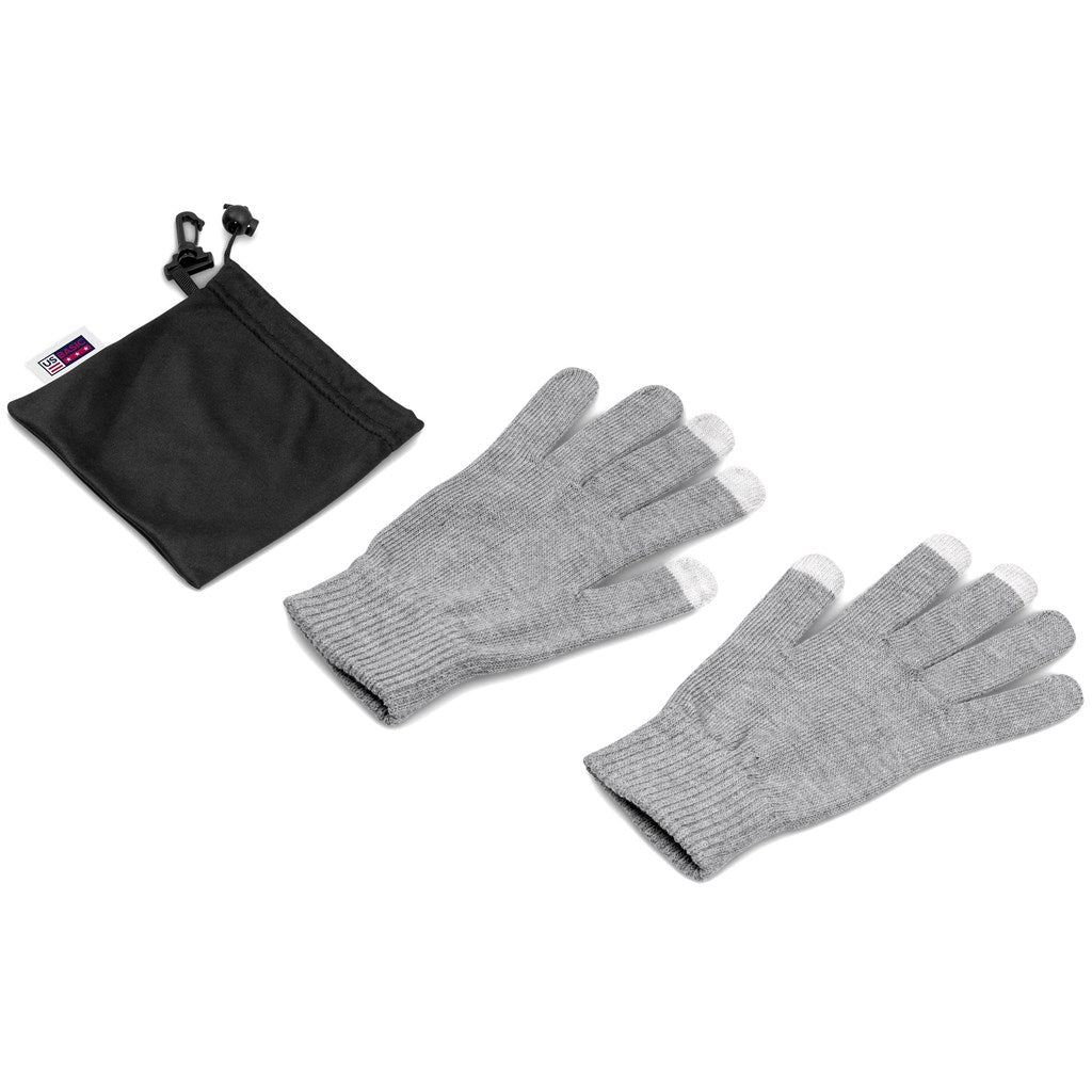 Norwich Touchscreen Gloves in Grey — Print Fast Express