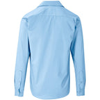 Mens Long Sleeve Kensington Shirt in Light Blue - Print Fast Express