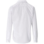 Mens Long Sleeve Kensington Shirt in White - Print Fast Express