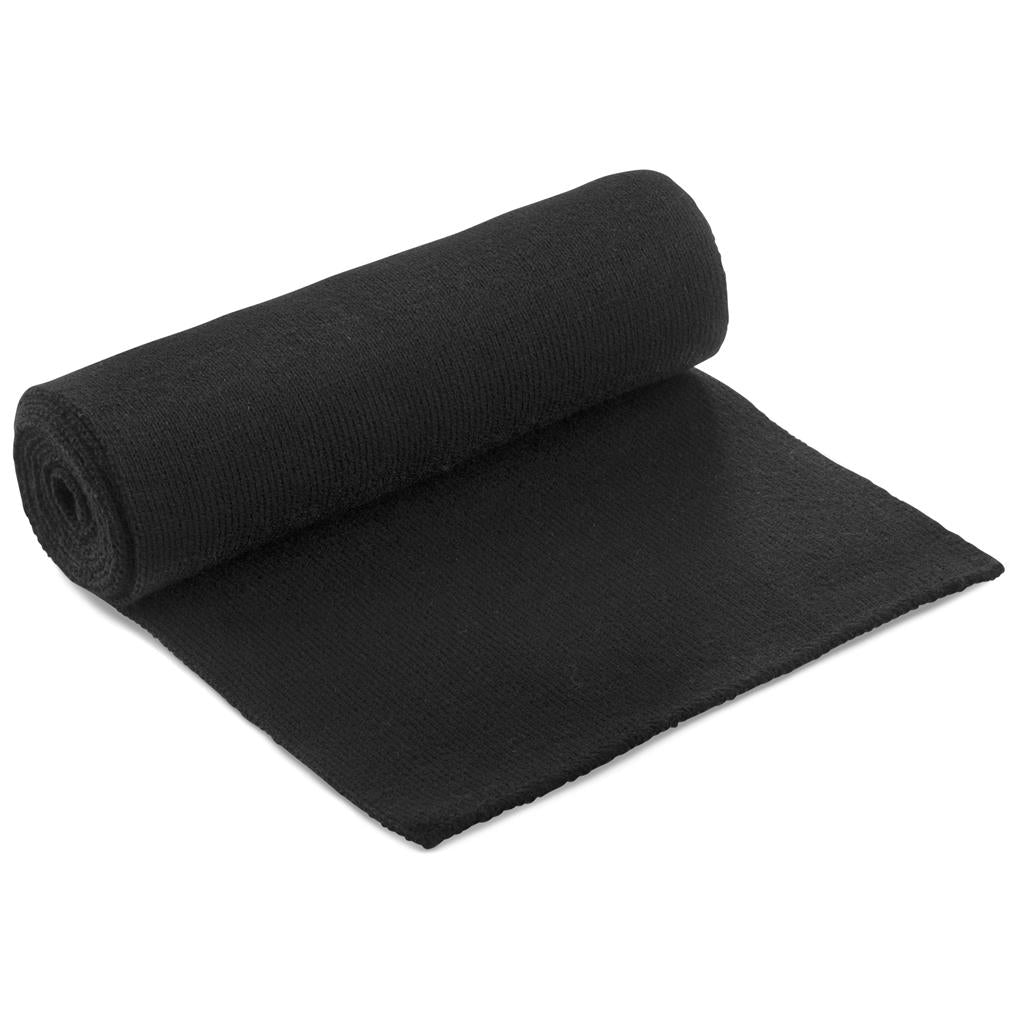 Team Acrylic Scarf in Black - Print Fast Express