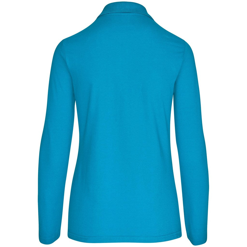 Ladies Long Sleeve Elemental Golf Shirt custom branded with your logo