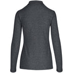 Ladies Long Sleeve Elemental Golf Shirt in Grey - Print Fast Express