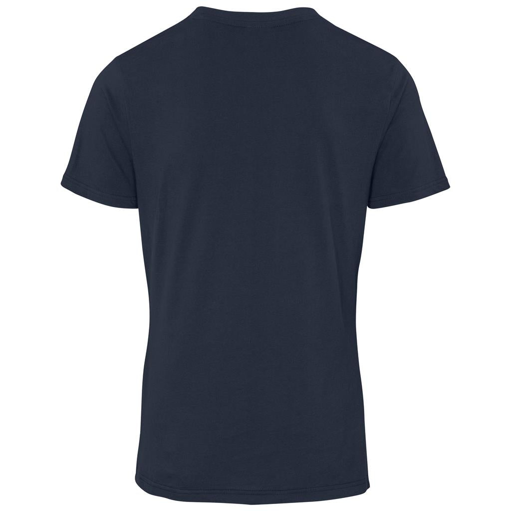 Mens Super Club 165 V-Neck T-Shirt in Navy - Print Fast Express