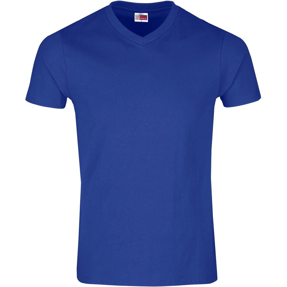 Mens Super Club 165 V-Neck T-Shirt in Royal Blue — Print Fast Express